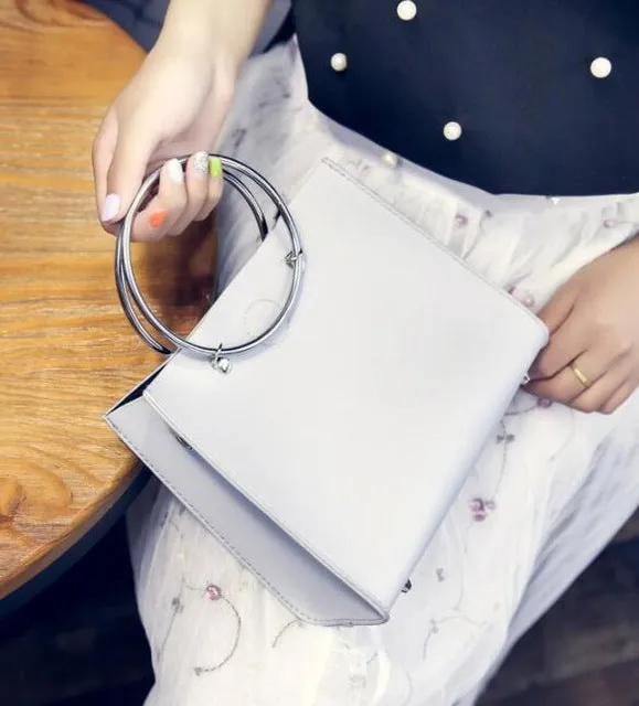 Kostenloser Versand 2019 Konzentrischer Ring Persönlichkeit Schulter Handtasche Edle Ausstrahlung Tasche Fashion Nova Taschen