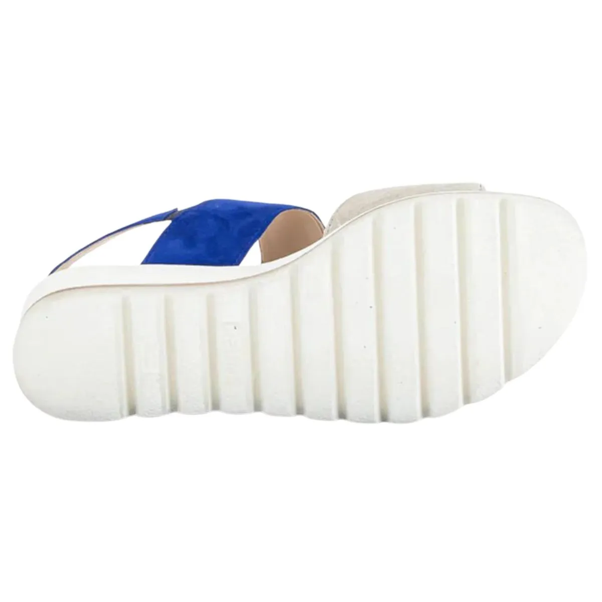 Gabor Damen-Sandale 44.645-12 Royal/Knochen Wildleder