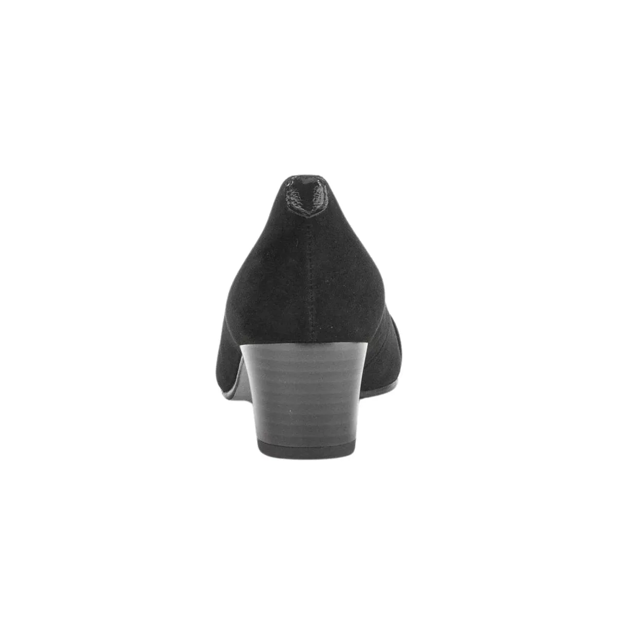 Gabor Damen 52.222.37 Elegantes Schwarz Nubukleder