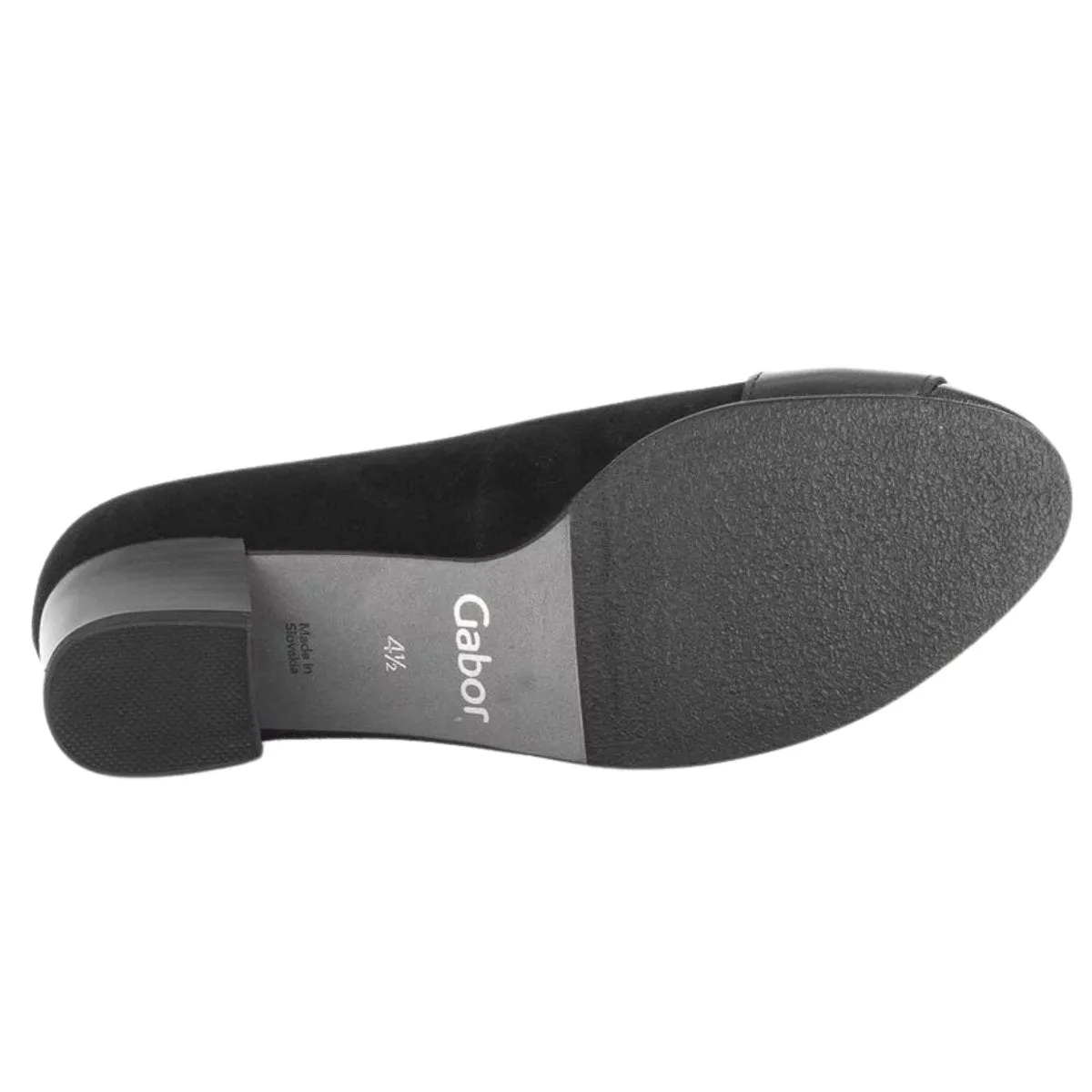 Gabor Damen 52.222.37 Elegantes Schwarz Nubukleder