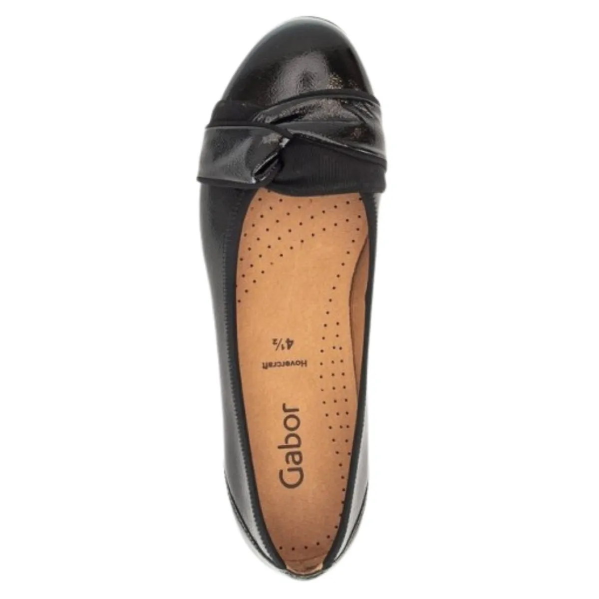 Gabor Damen 54.165.97 Ballettschuhe Schwarz