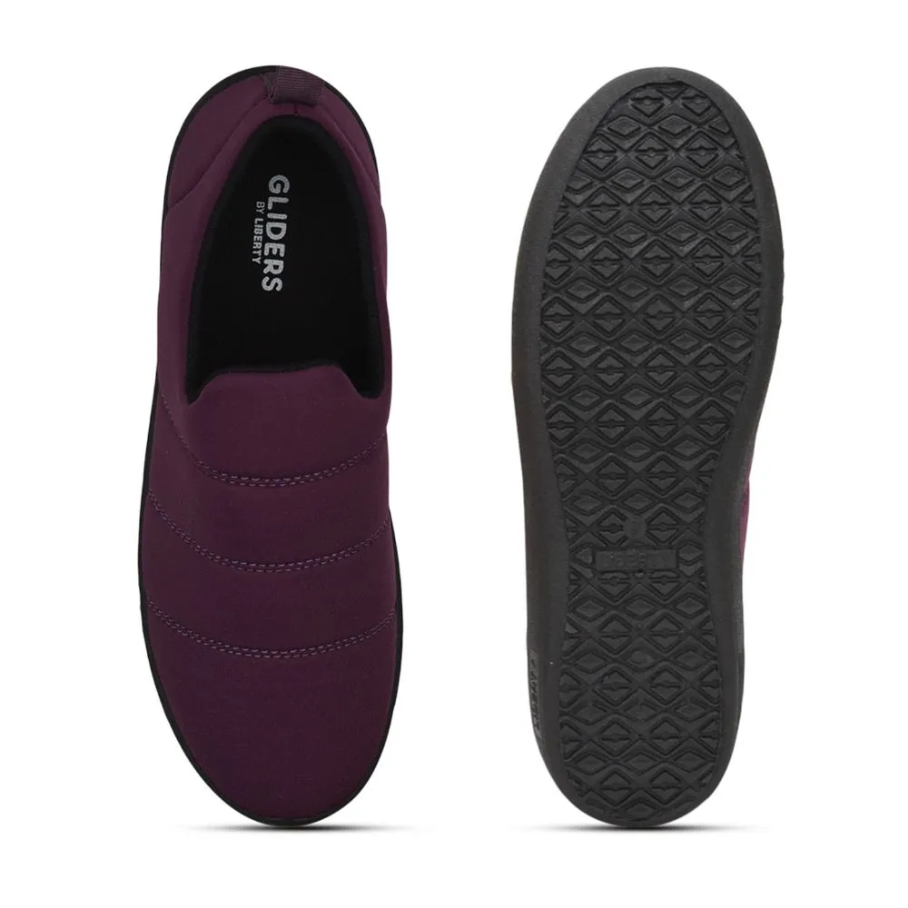 Gleiter (Lila) Bequeme Schlupfschuhe für Damen Harvey-30 von Liberty