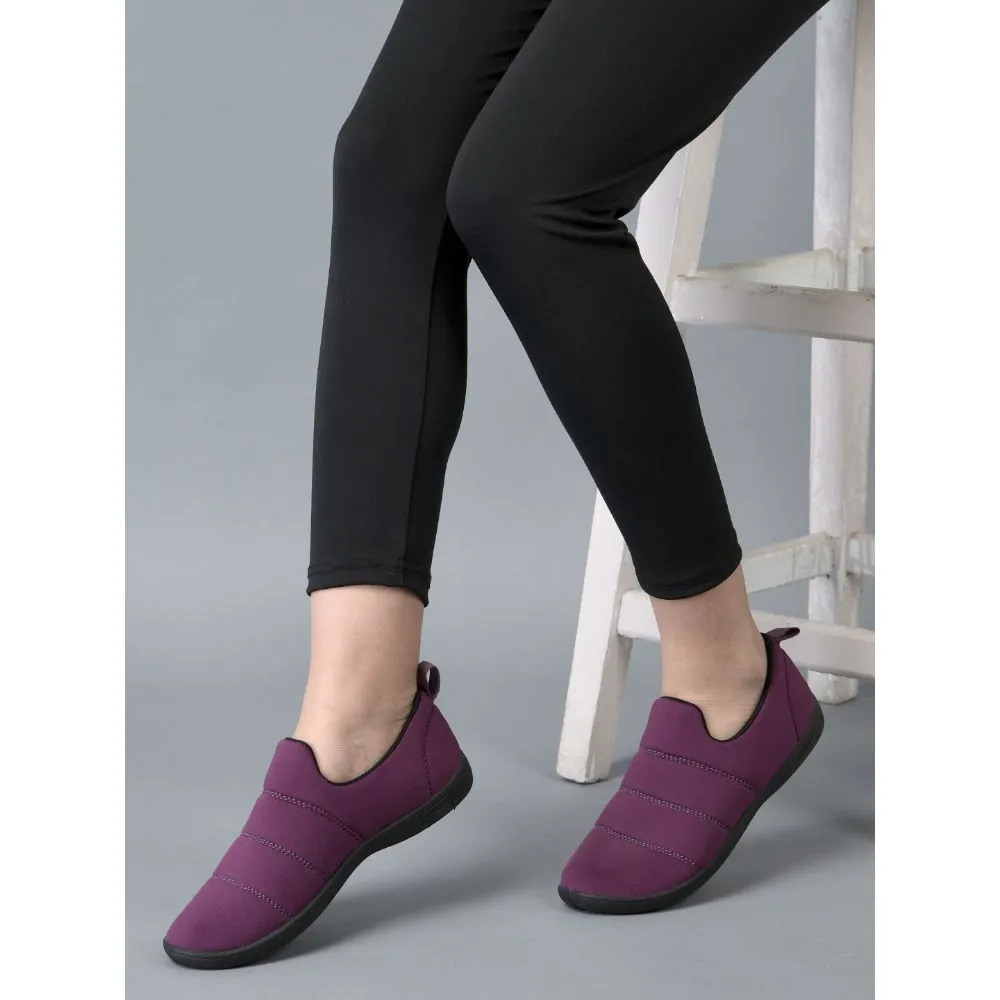 Gleiter (Lila) Bequeme Schlupfschuhe für Damen Harvey-30 von Liberty