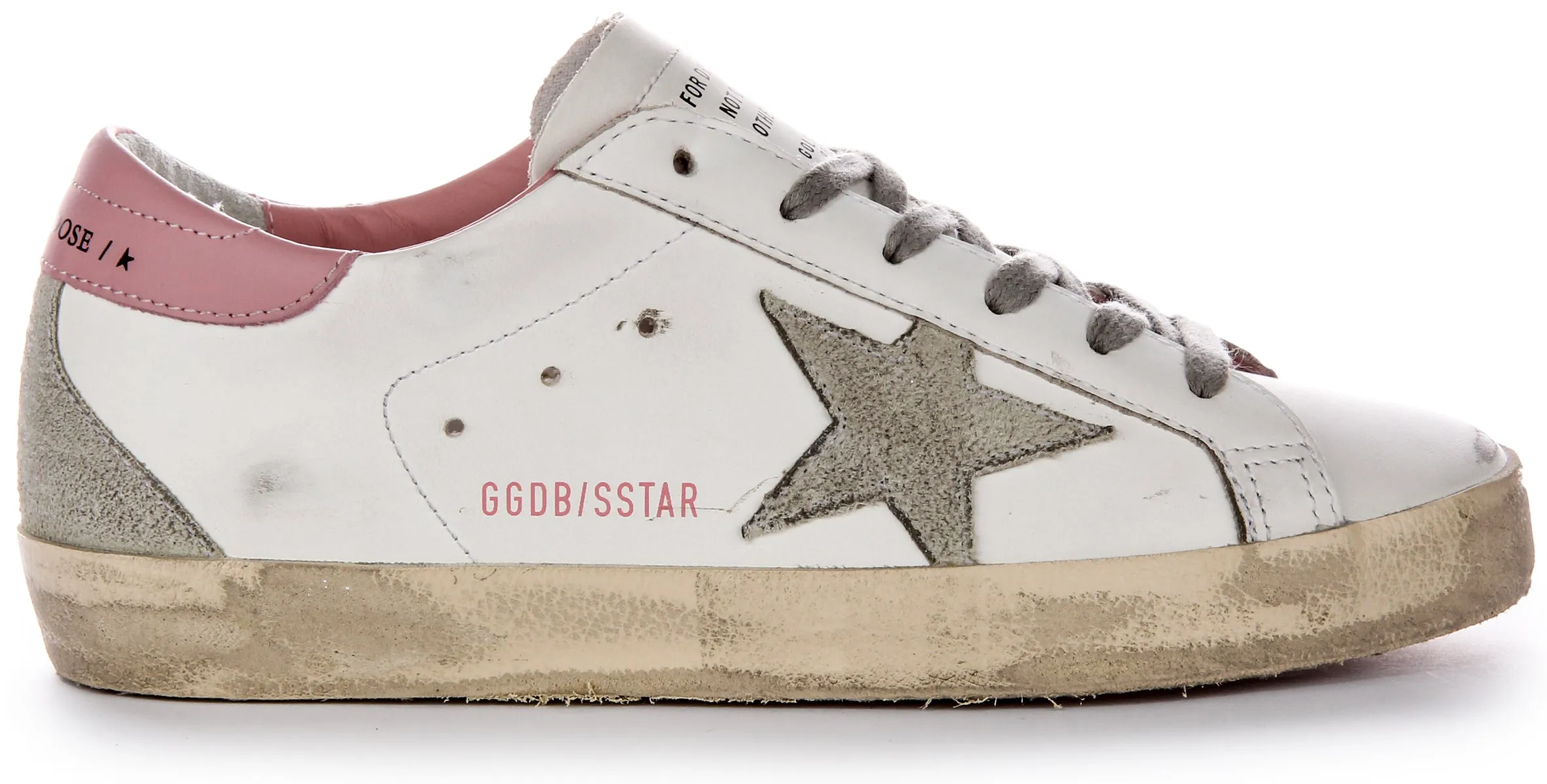 Golden Goose Super Star in Weiß-Rosa für Damen Schuhe Golden Goose
