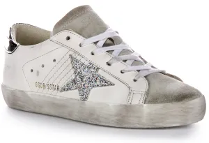 Golden Goose Super Star in Weiß-Silber Damenschuhe Golden Goose