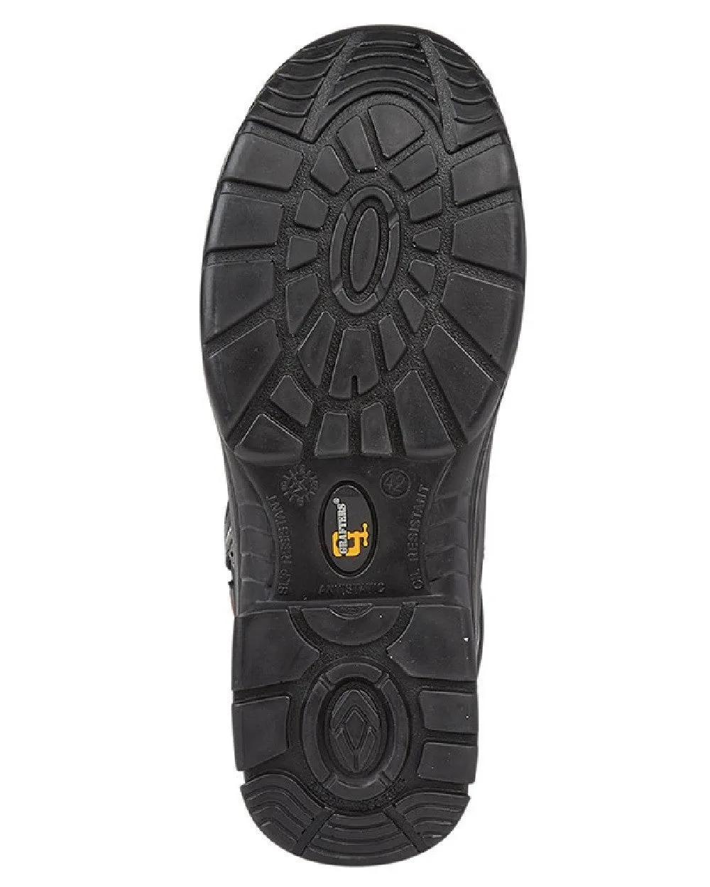 Grafters Super Weite EEEE Passform 7-Ösen-Sicherheitsschuhe Grafters Schuhe