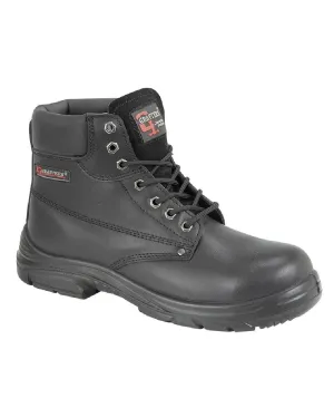 Grafters Super Weite EEEE Passform 7-Ösen-Sicherheitsschuhe Grafters Schuhe