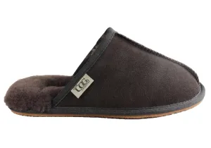 Grosby Buck Ugg Herren Hausschuhe Bequem Schaffell Pantoffeln Schlupfer Grosby Schuhe