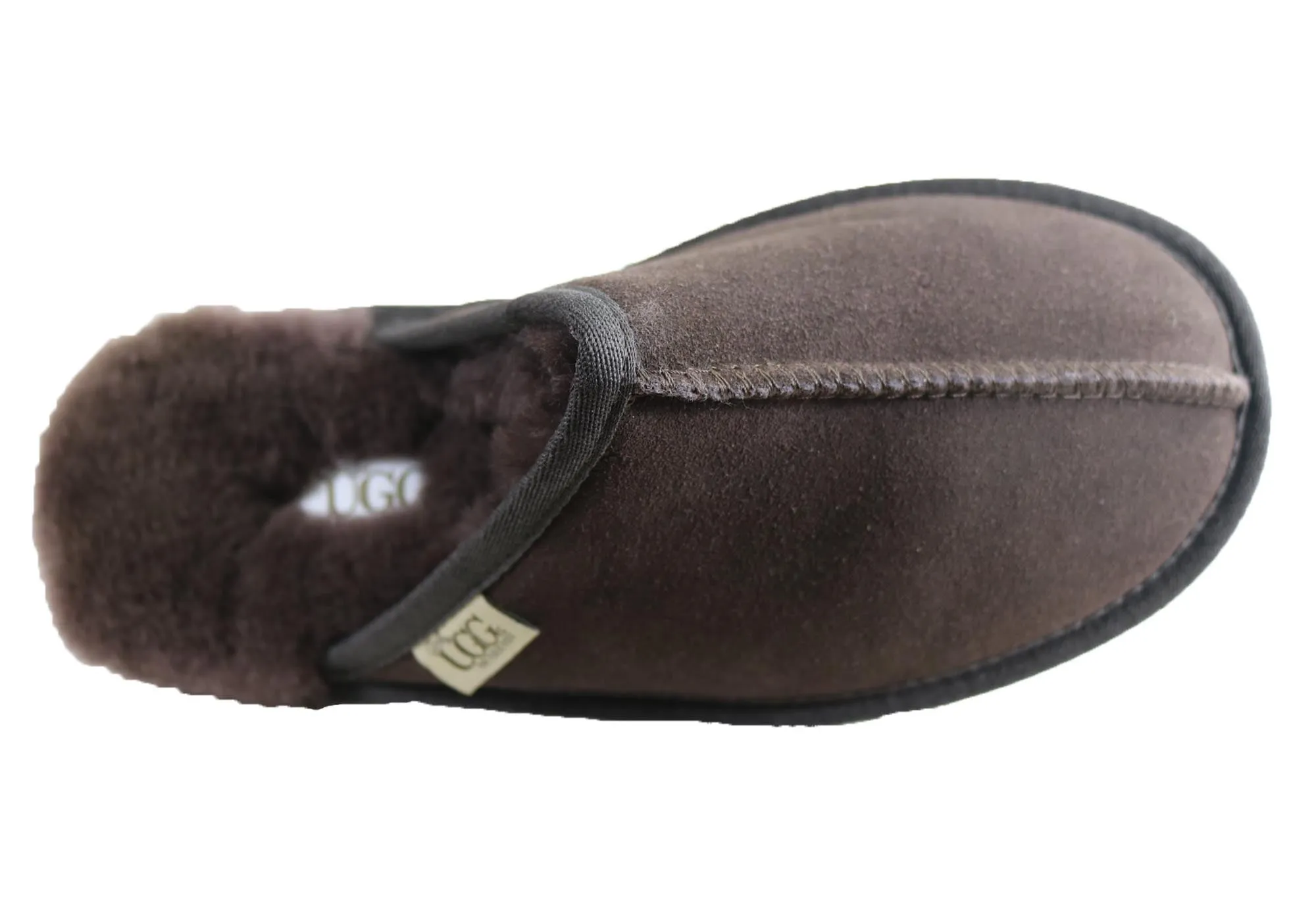 Grosby Buck Ugg Herren Hausschuhe Bequem Schaffell Pantoffeln Schlupfer Grosby Schuhe