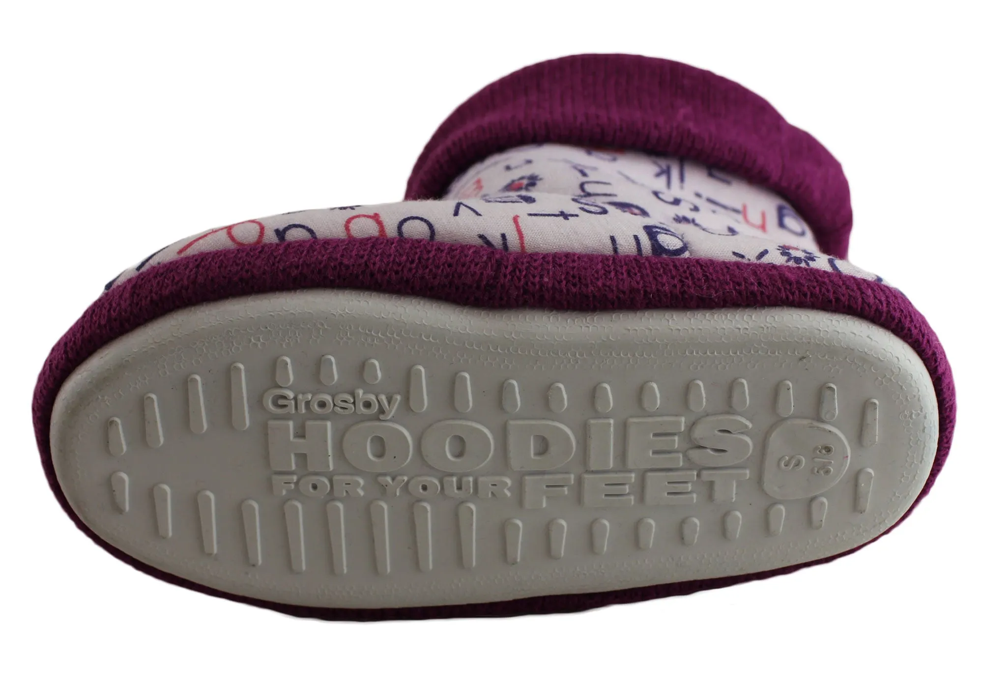Grosby Hoodie Alpha Girl Kinder Bootie Hausschuhe Grosby Schuhe