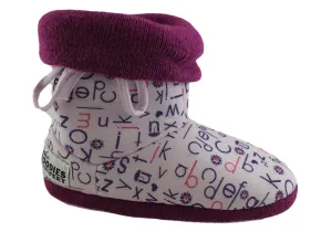 Grosby Hoodie Alpha Girl Kinder Bootie Hausschuhe Grosby Schuhe