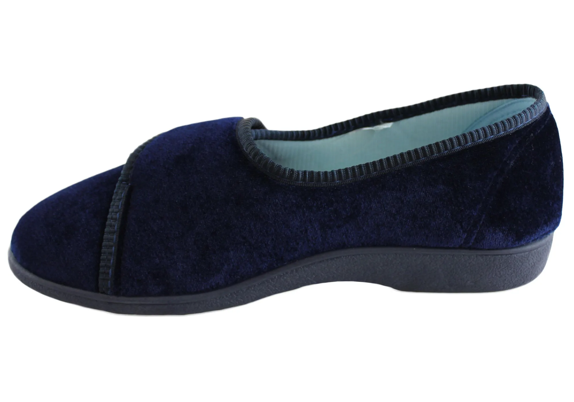 Grosby Lilian Damen Hausschuhe Mit Verstellbarem Riemen Bequem