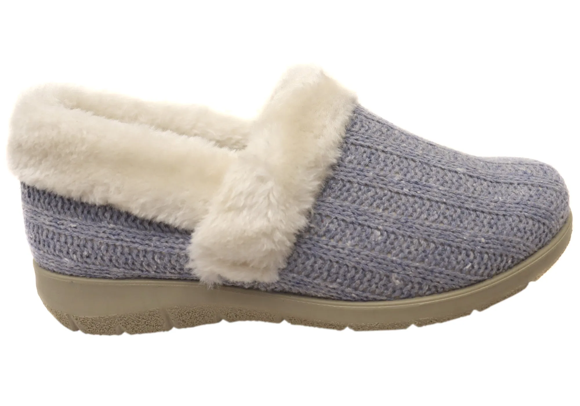 Grosby Stellar Damen Bequeme Hausschuhe Grosby Schuhe