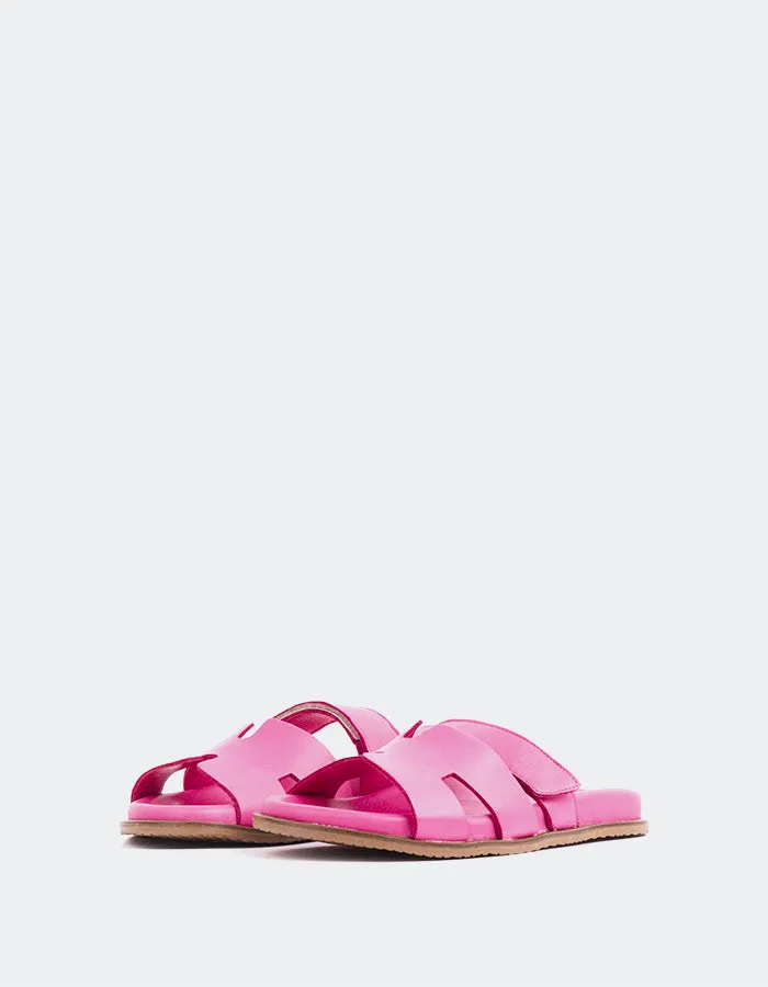 Gustave Fuchsia Leder