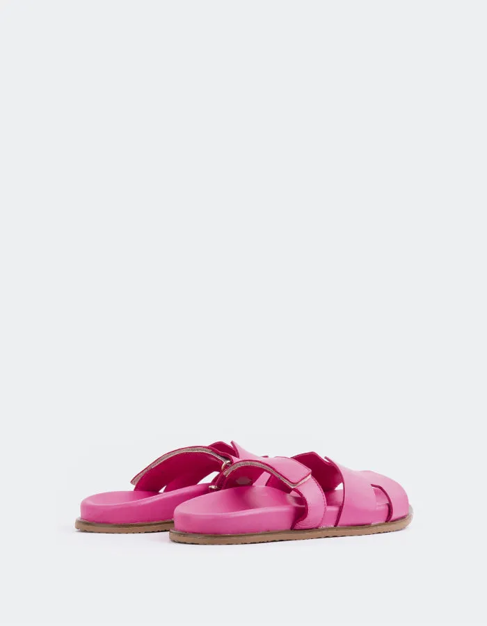 Gustave Fuchsia Leder