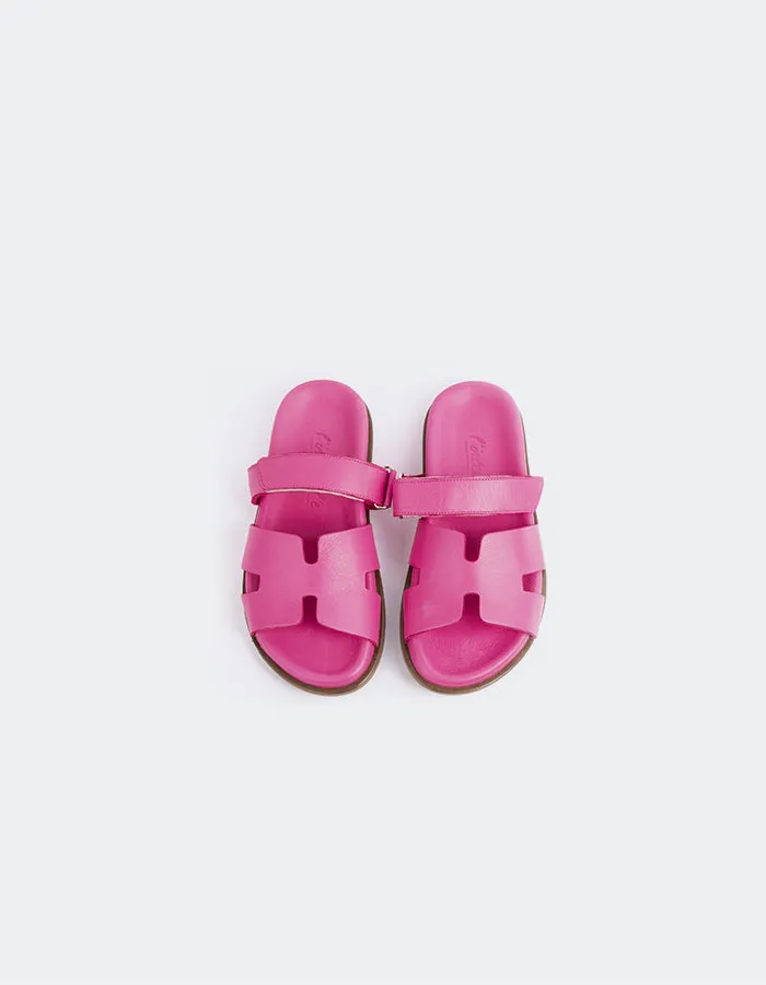 Gustave Fuchsia Leder