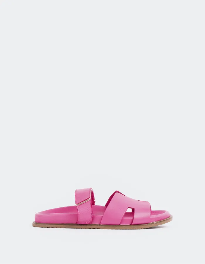 Gustave Fuchsia Leder