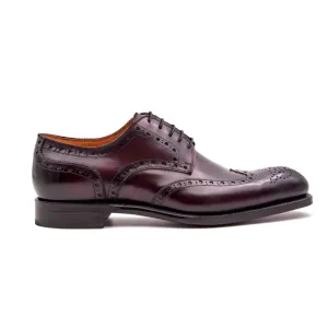 H und H Brogue Schnürschuhe - Burgunder