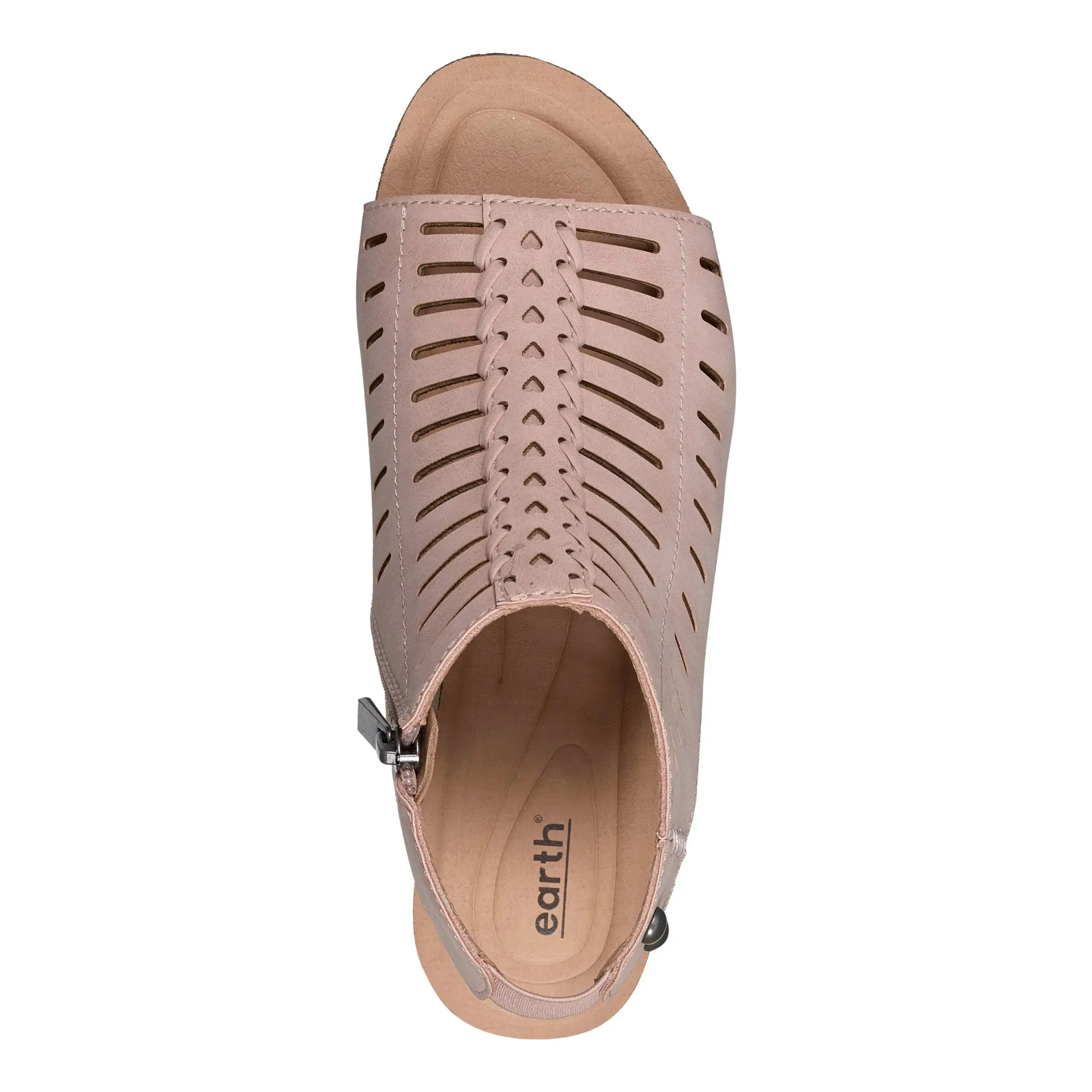 Hana Rundspitze Laser-Cut Kleider Sandalen