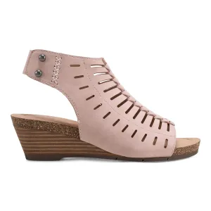 Hana Rundspitze Laser-Cut Kleider Sandalen