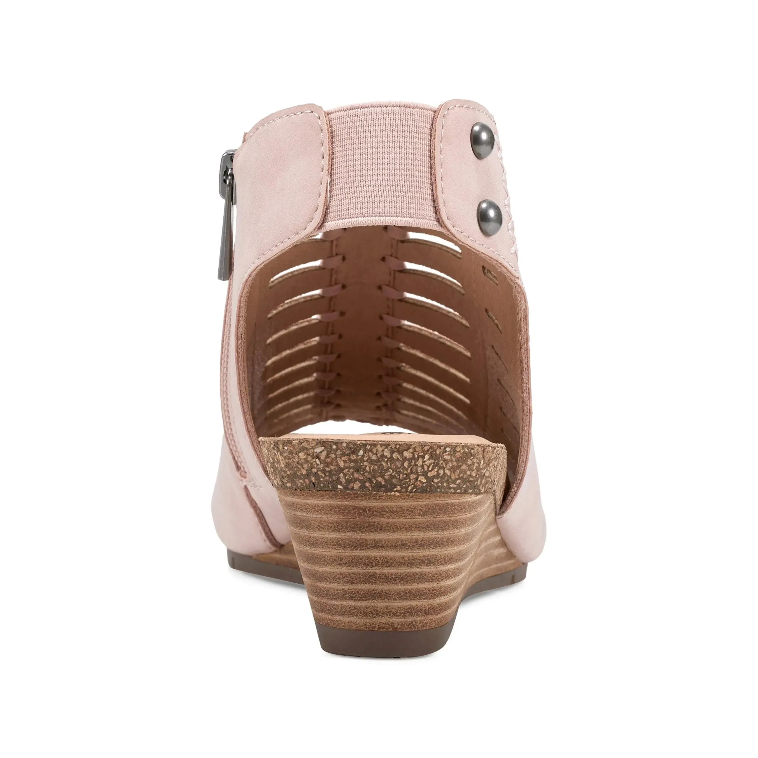 Hana Rundspitze Laser-Cut Kleider Sandalen