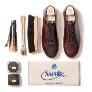 Harlestone Derby - Horween Nr. 8 Shell Cordovan - Luxus-Pflegeset