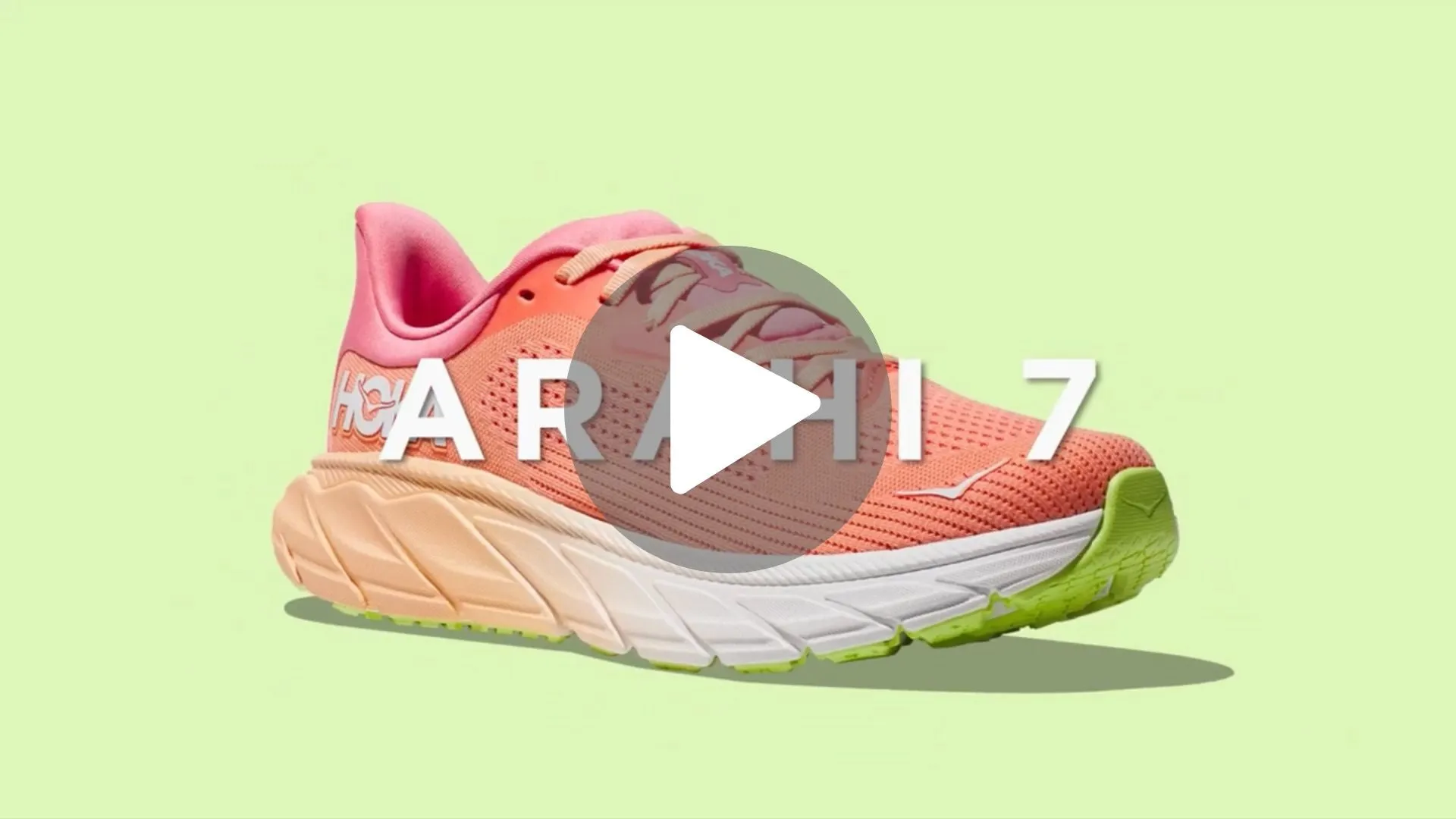 Hoka Arahi 7 - Schwarz - Weiß