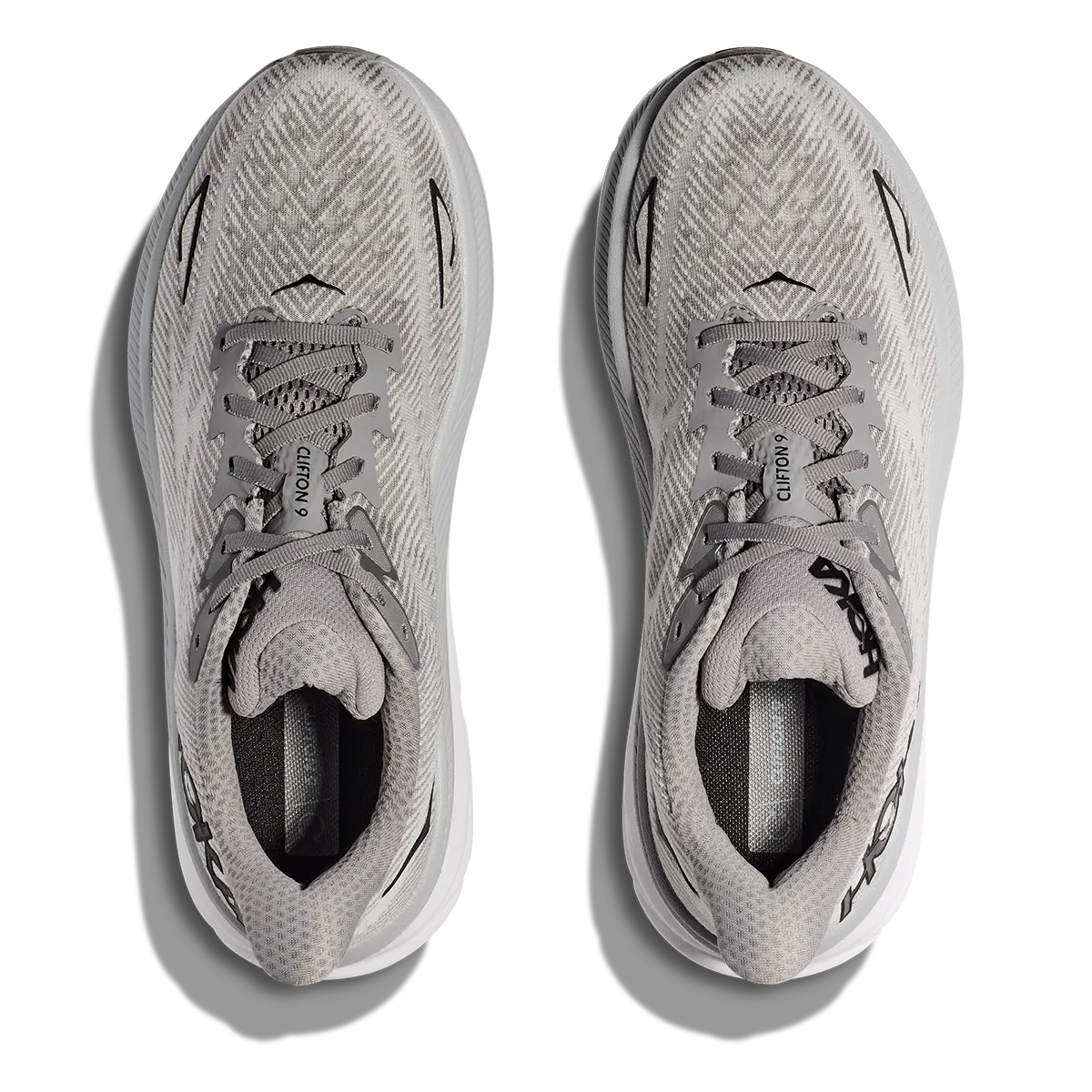 Hoka Clifton 9 - Hafennebel - Schwarz