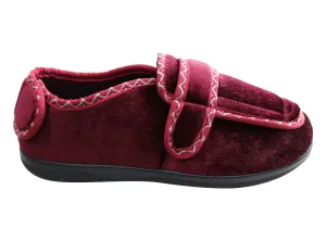Homyped Alex 2 Damen Stützende Hausschuhe mit weiter Passform Homyped Schuhe