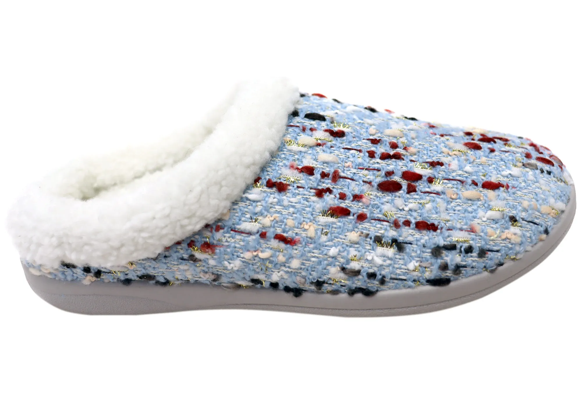 Homyped Glade Damen Stützende Bequeme Pantoffeln mit offenem Rücken Homyped Schuhe