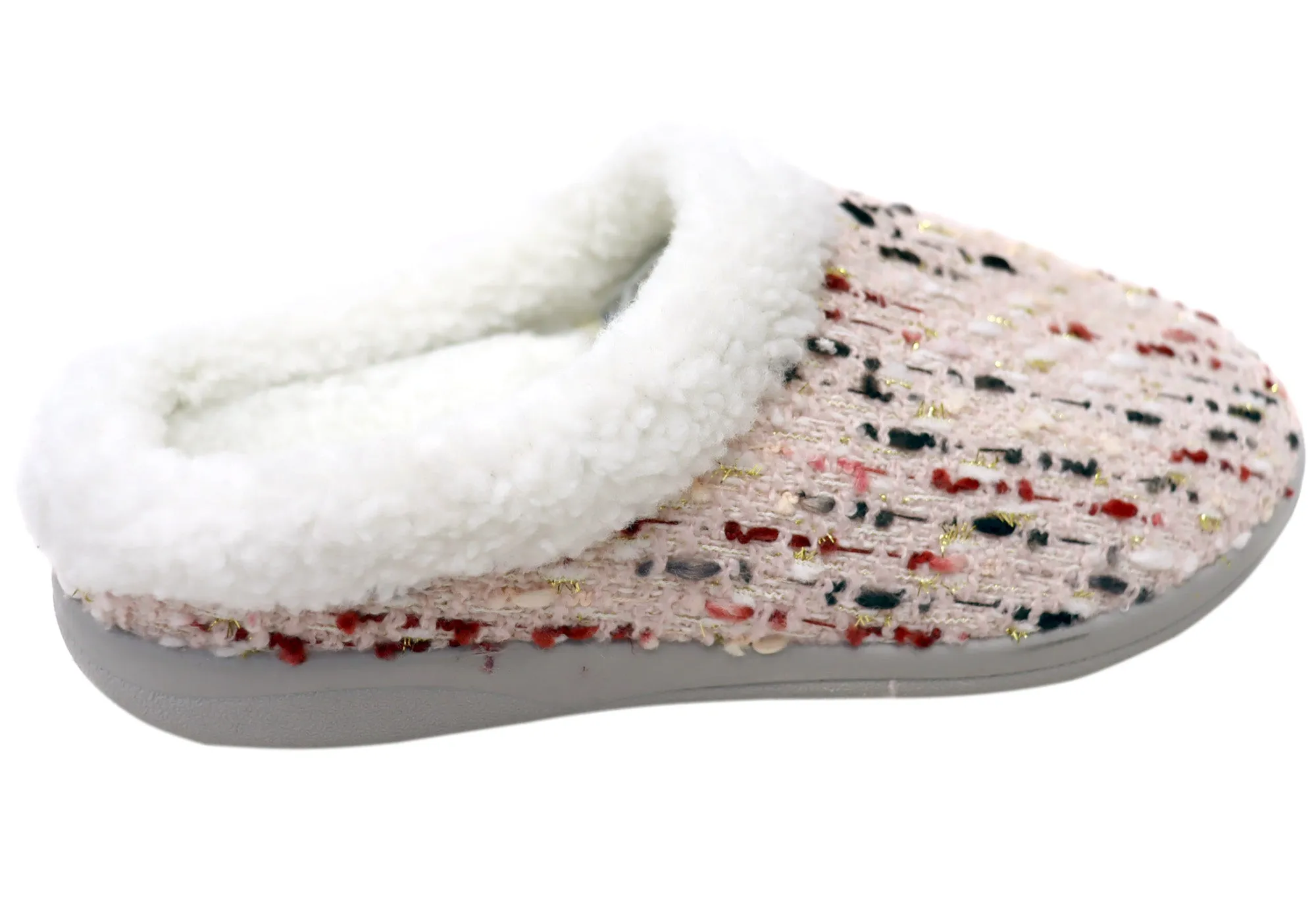 Homyped Glade Damen Stützende Bequeme Pantoffeln mit offenem Rücken Homyped Schuhe