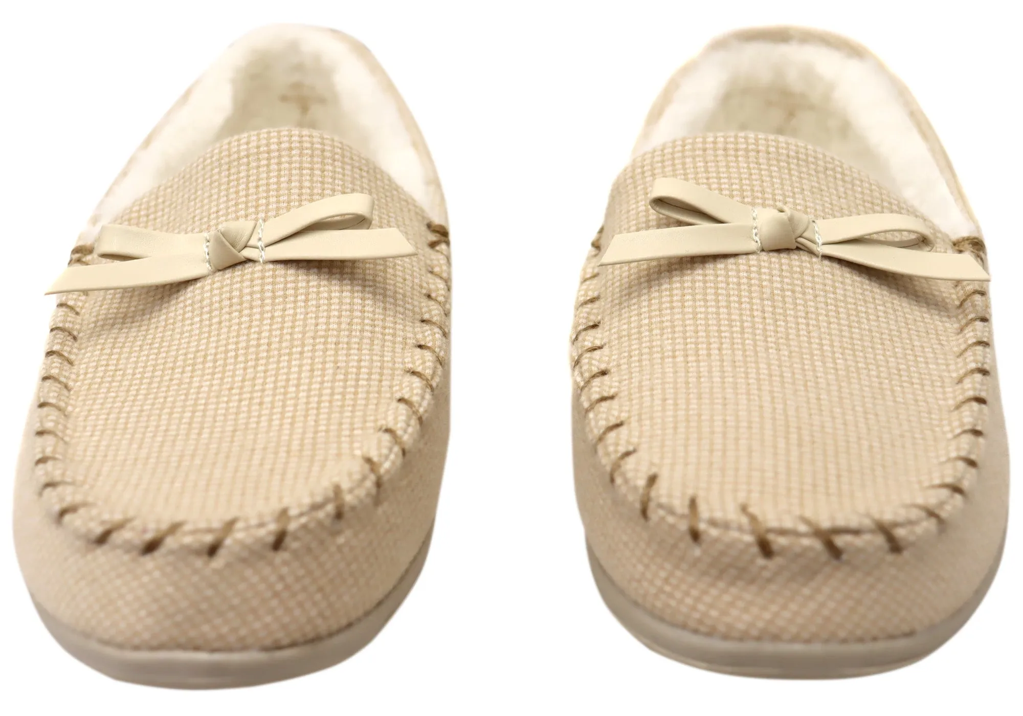 Homyped Grace Moccasin Damen Hausschuhe mit Komfort und Unterstützung in weiter Weite