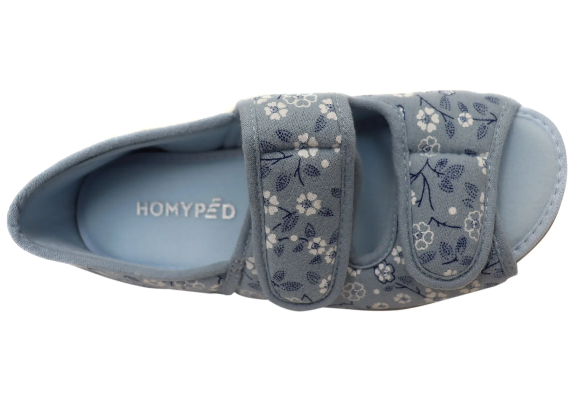 Homyped Sommer Anika Damen Weite Passform Verstellbare Zehenfreie Pantoffeln Homyped Schuhe