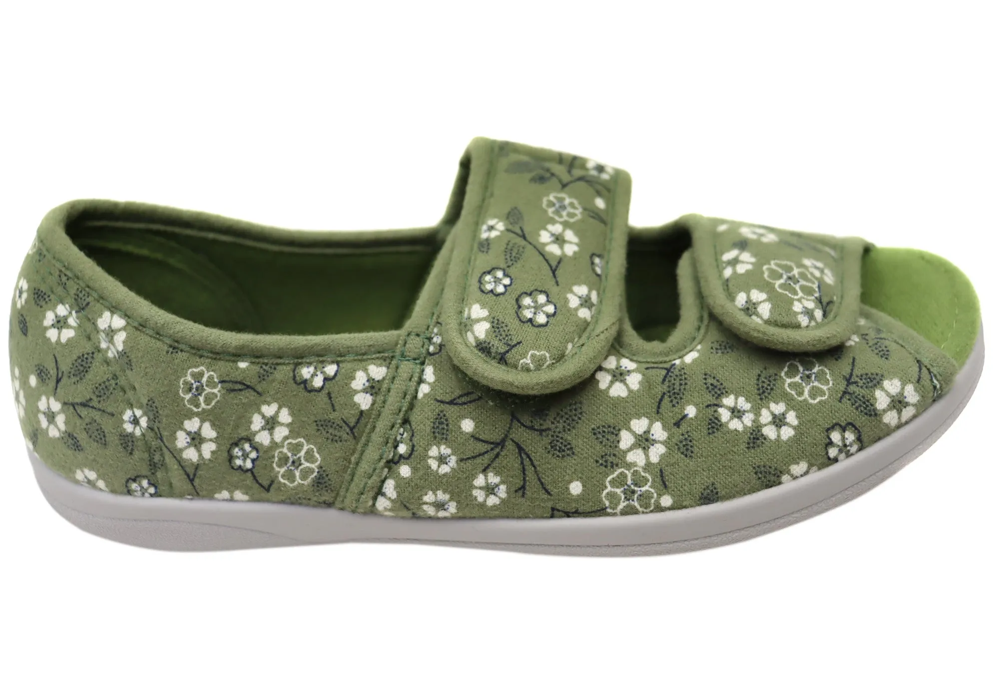 Homyped Sommer Anika Damen Weite Passform Verstellbare Zehenfreie Pantoffeln Homyped Schuhe