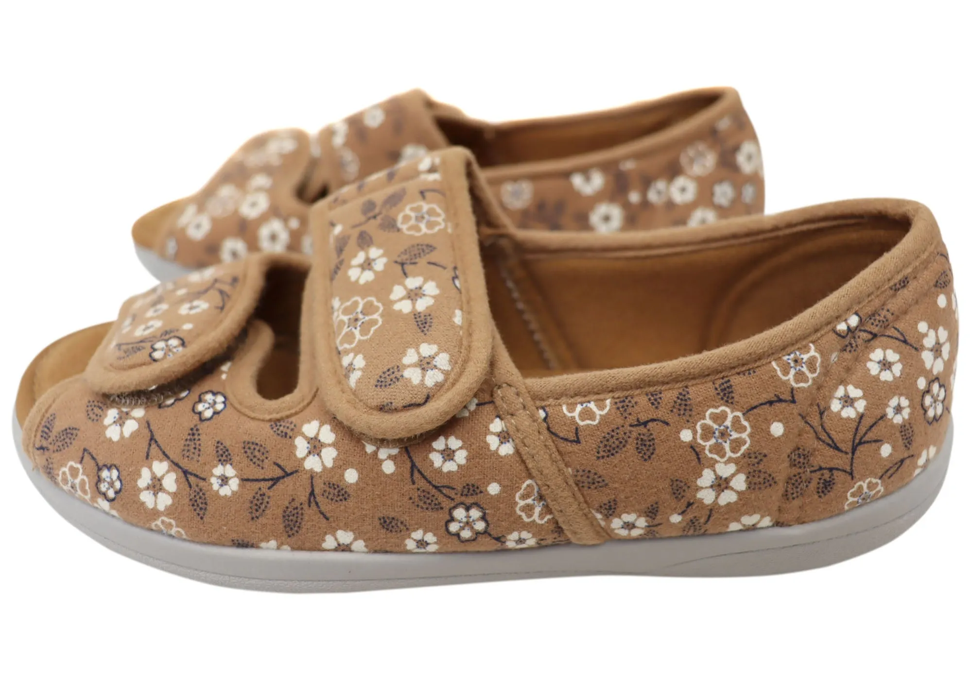Homyped Sommer Anika Damen Weite Passform Verstellbare Zehenfreie Pantoffeln Homyped Schuhe