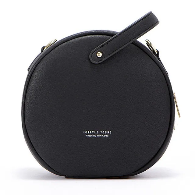 HEISSE Runde Design-Mode Damen Schultertasche Leder Damen Umhängetasche Messenger-Taschen Damen Geldbörse Weibliche Runde Bolsa Handtasche Fashion Nova Taschen
