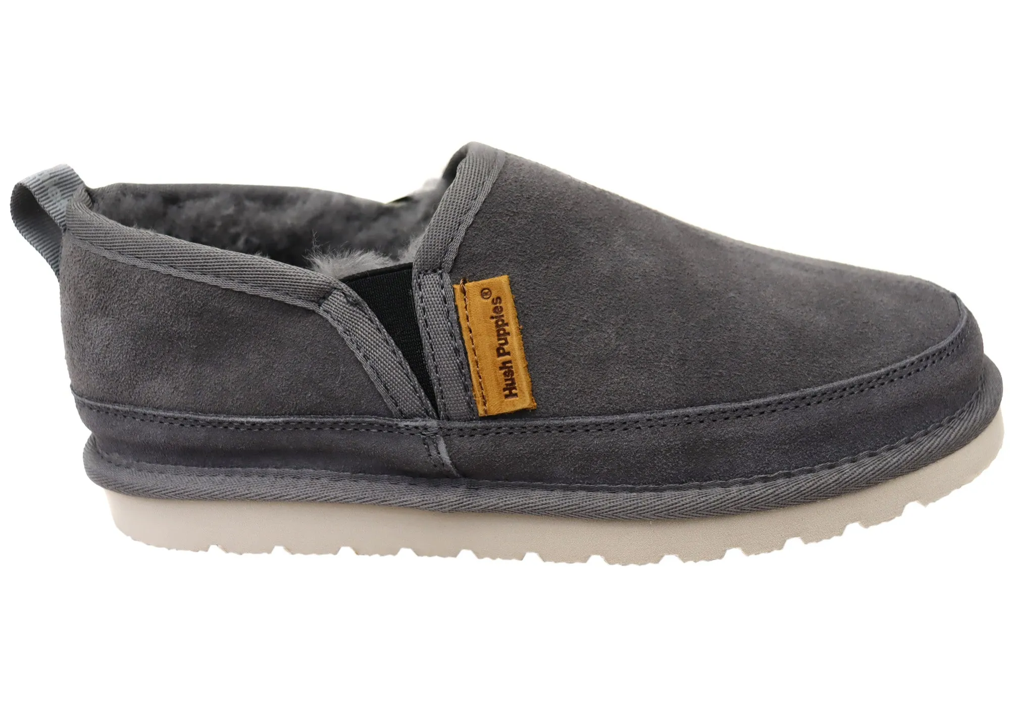 Hush Puppies Leopold Herren Bequeme Hausschuhe mit weiter Passform Hush Puppies Schuhe
