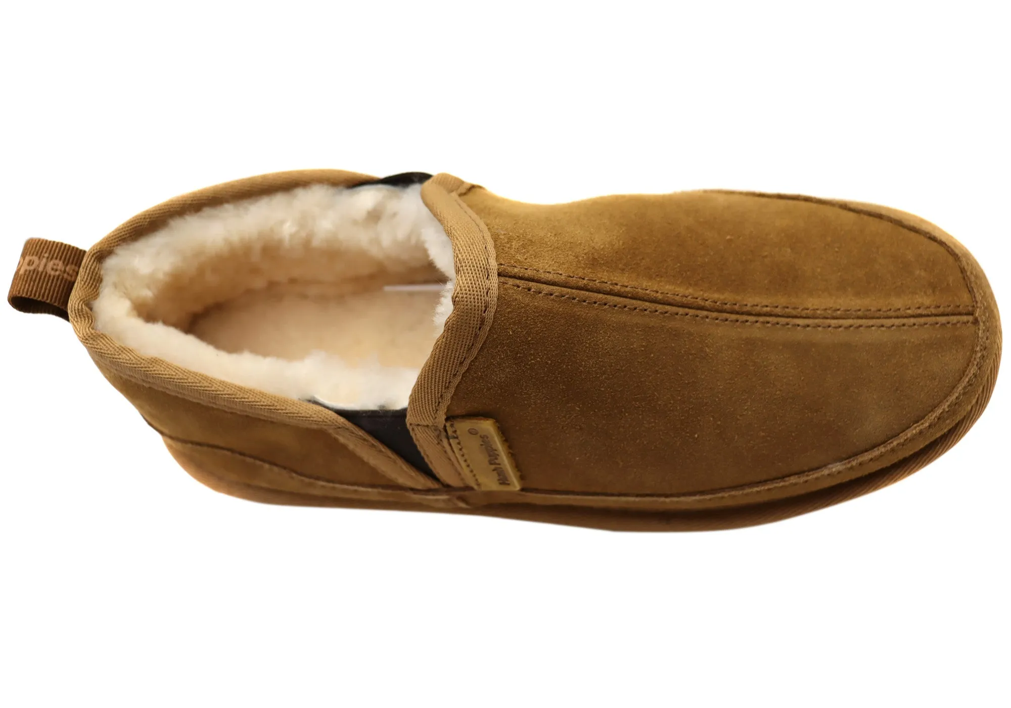 Hush Puppies Leopold Herren Bequeme Hausschuhe mit weiter Passform Hush Puppies Schuhe
