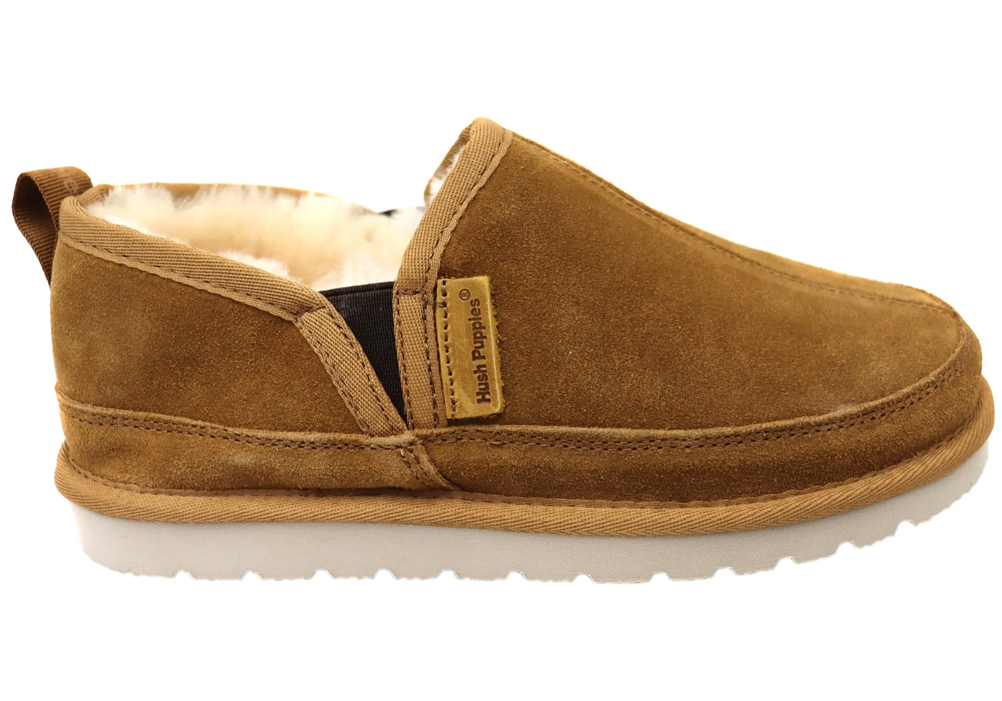 Hush Puppies Leopold Herren Bequeme Hausschuhe mit weiter Passform Hush Puppies Schuhe