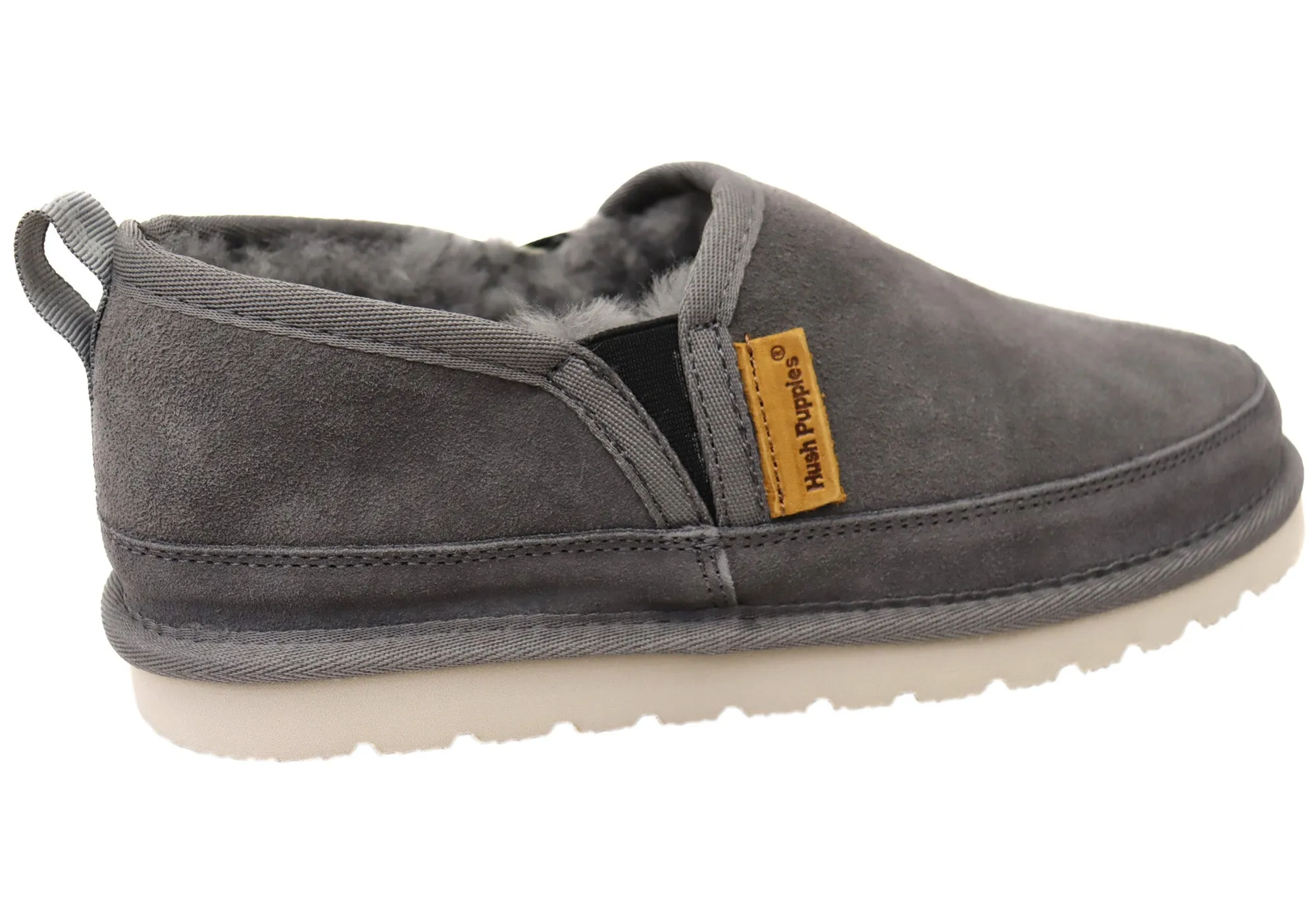 Hush Puppies Leopold Herren Bequeme Hausschuhe mit weiter Passform Hush Puppies Schuhe