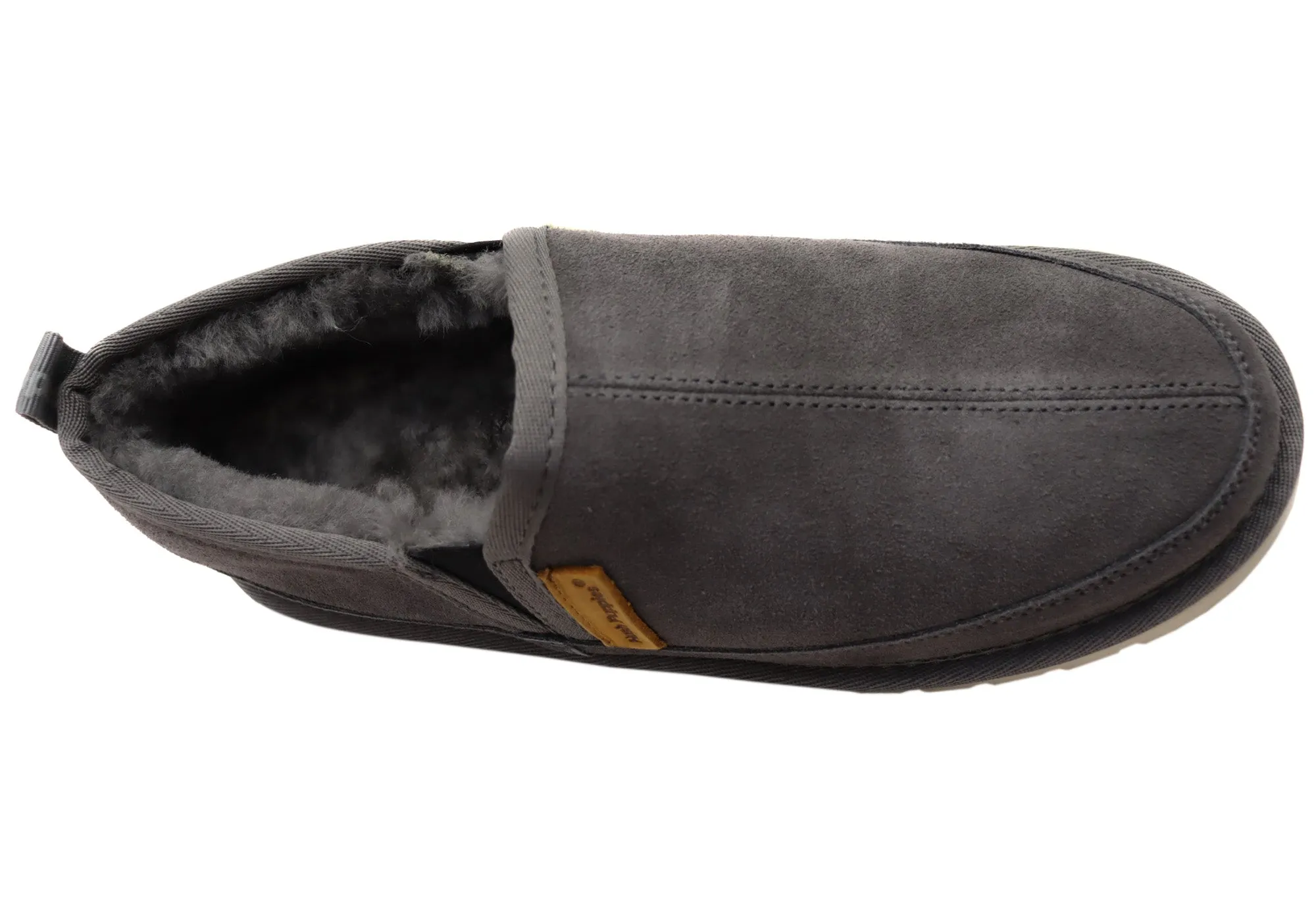 Hush Puppies Leopold Herren Bequeme Hausschuhe mit weiter Passform Hush Puppies Schuhe