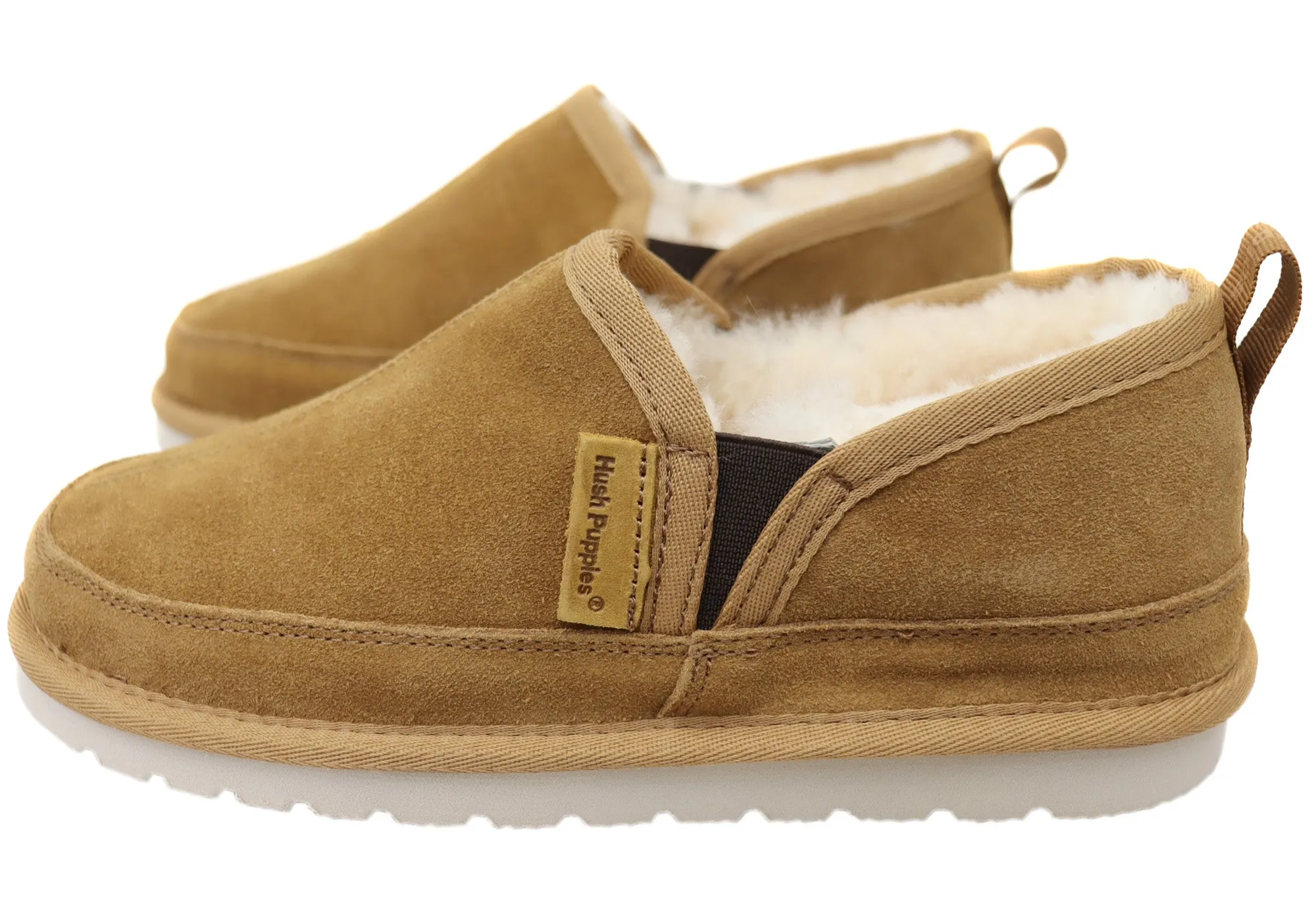 Hush Puppies Leopold Herren Bequeme Hausschuhe mit weiter Passform Hush Puppies Schuhe