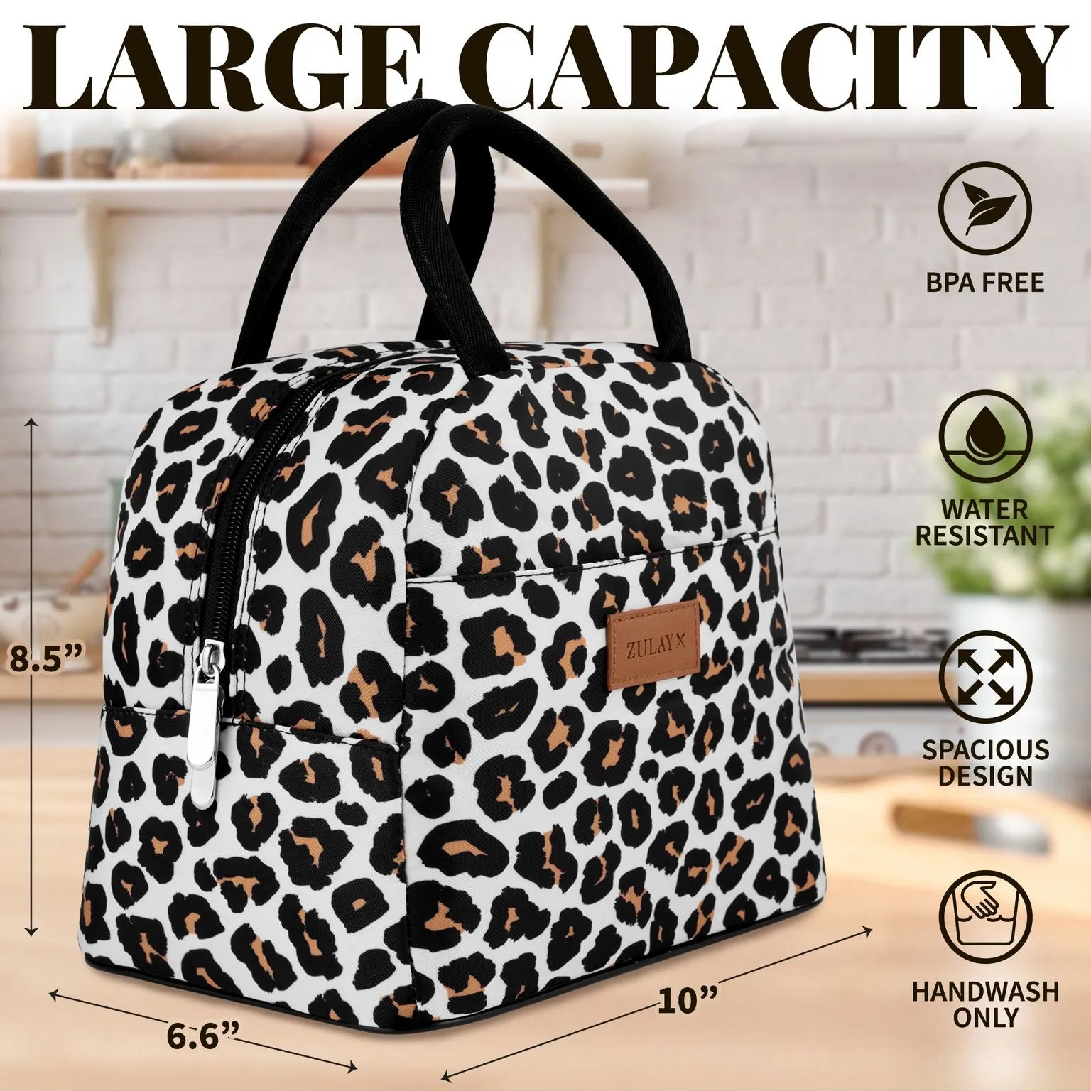 Isolierte Lunchtasche für Damen mit weich gepolsterten Griffen ecco Schuhe