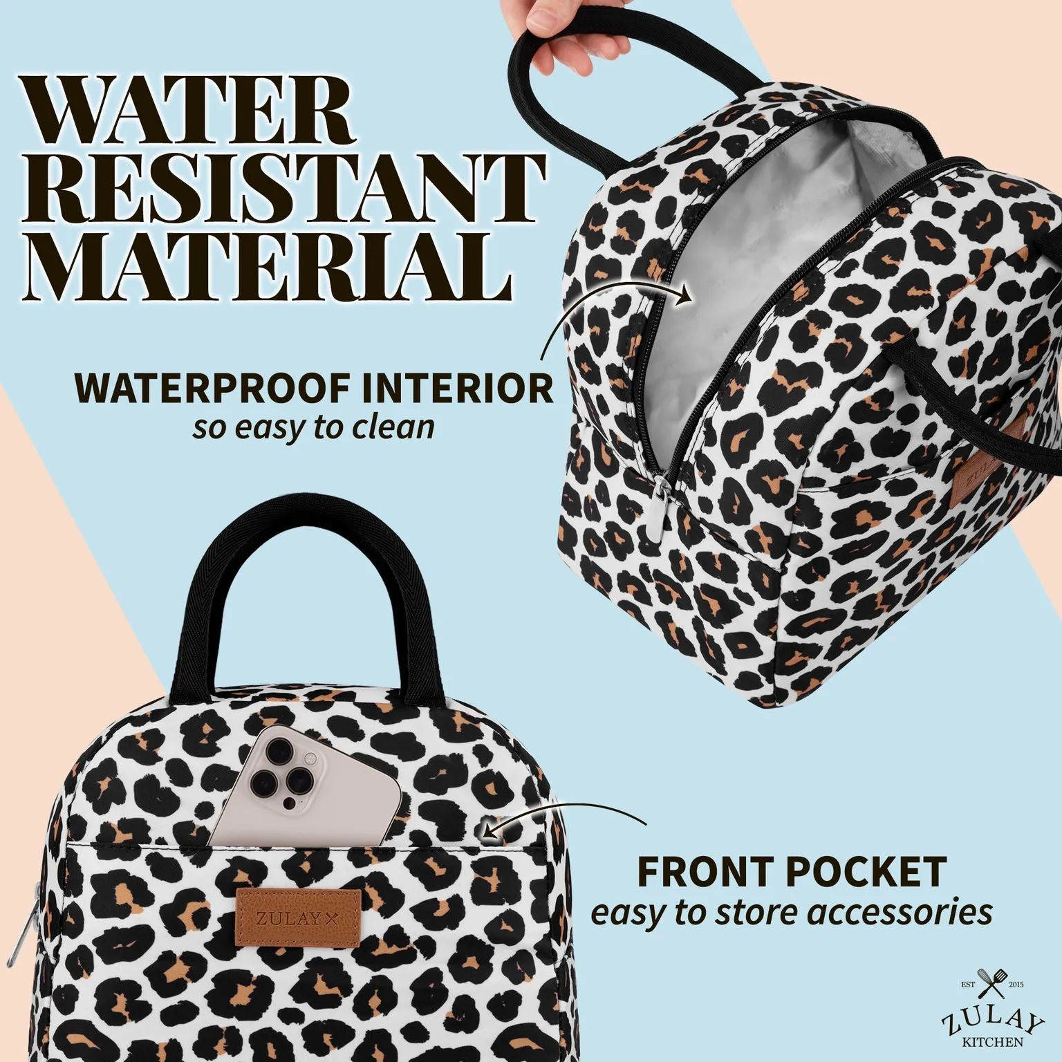 Isolierte Lunchtasche für Damen mit weich gepolsterten Griffen ecco Schuhe