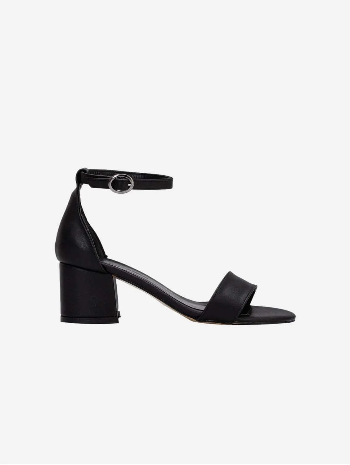Iva Vegan-Leder Low Heel | Schwarz