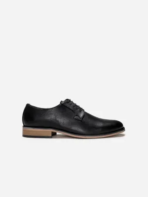 Jake Herren Blucherschuhe aus veganem Leder | Schwarz