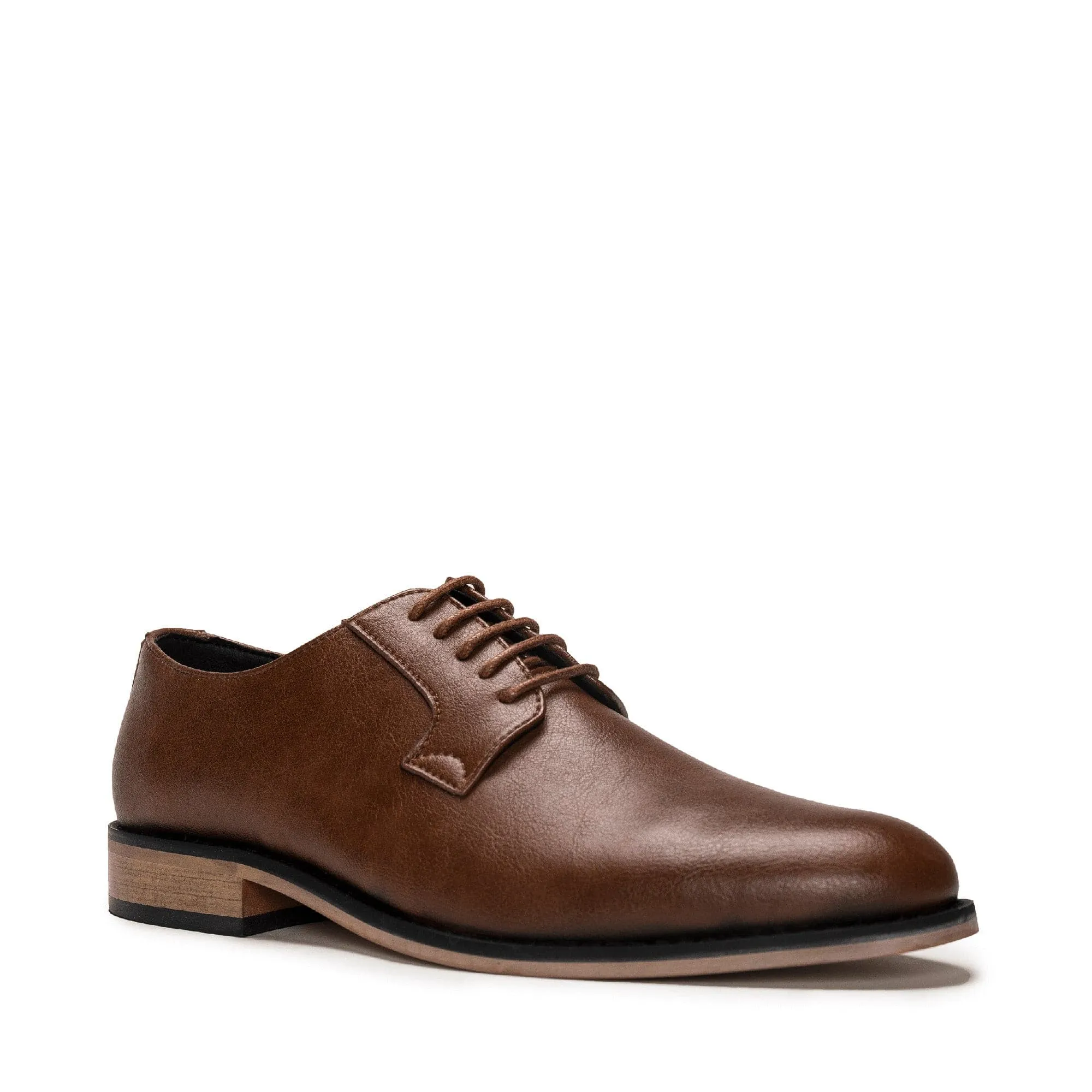 Jake Herren Blucherschuhe aus veganem Leder | Braun