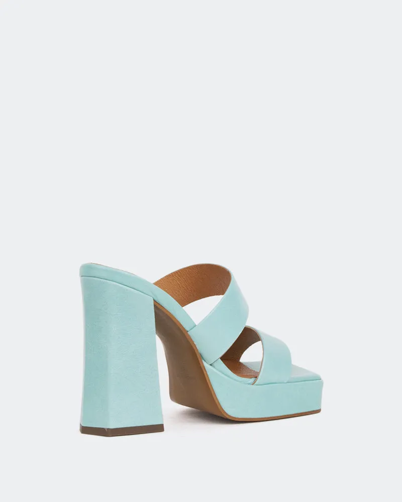 Jinx Blau Leder/Cuir Bleu