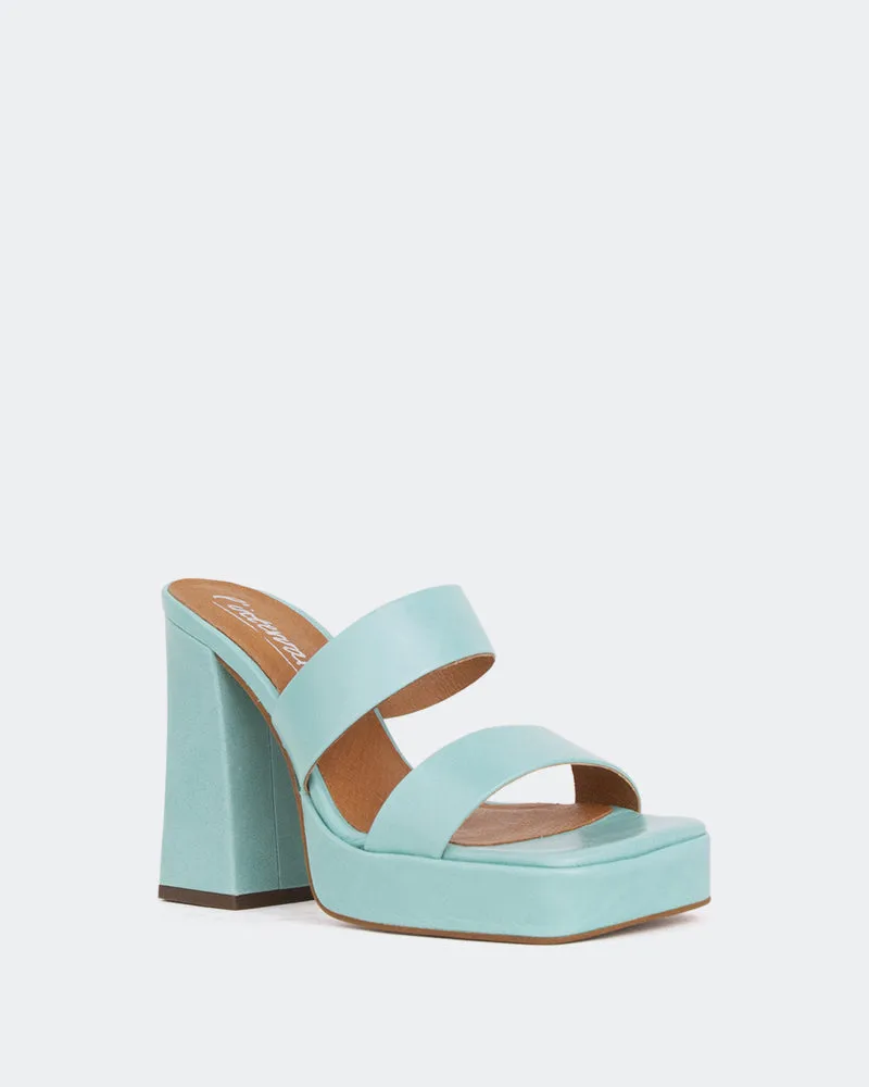 Jinx Blau Leder/Cuir Bleu