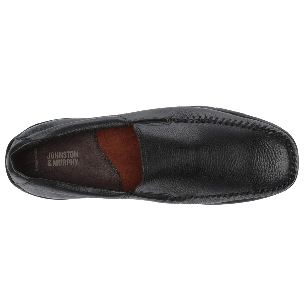 Johnston & Murphy Herren Crawfoord Venedig Schwarz Leder
